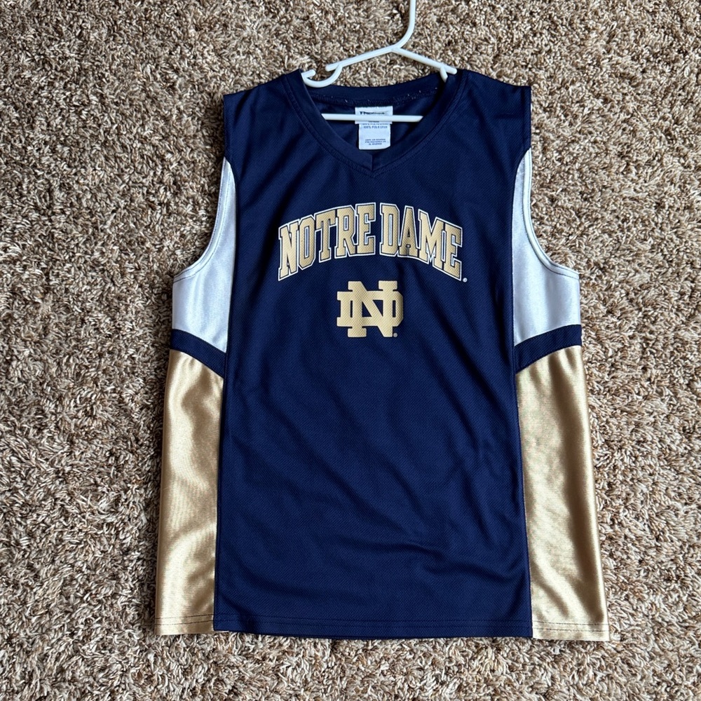 Notre Dame Kids Jersey - Navy, Gold, and White